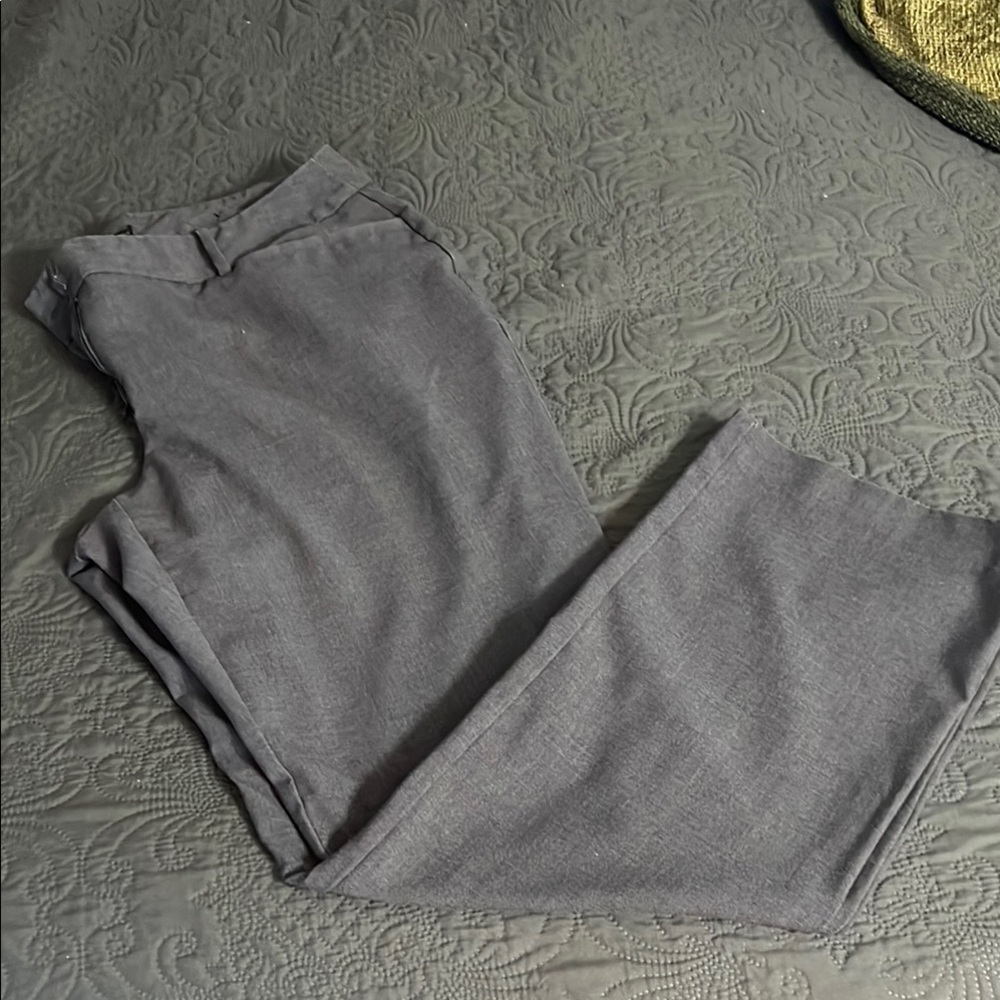 Classic Gray Straight Leg Trousers